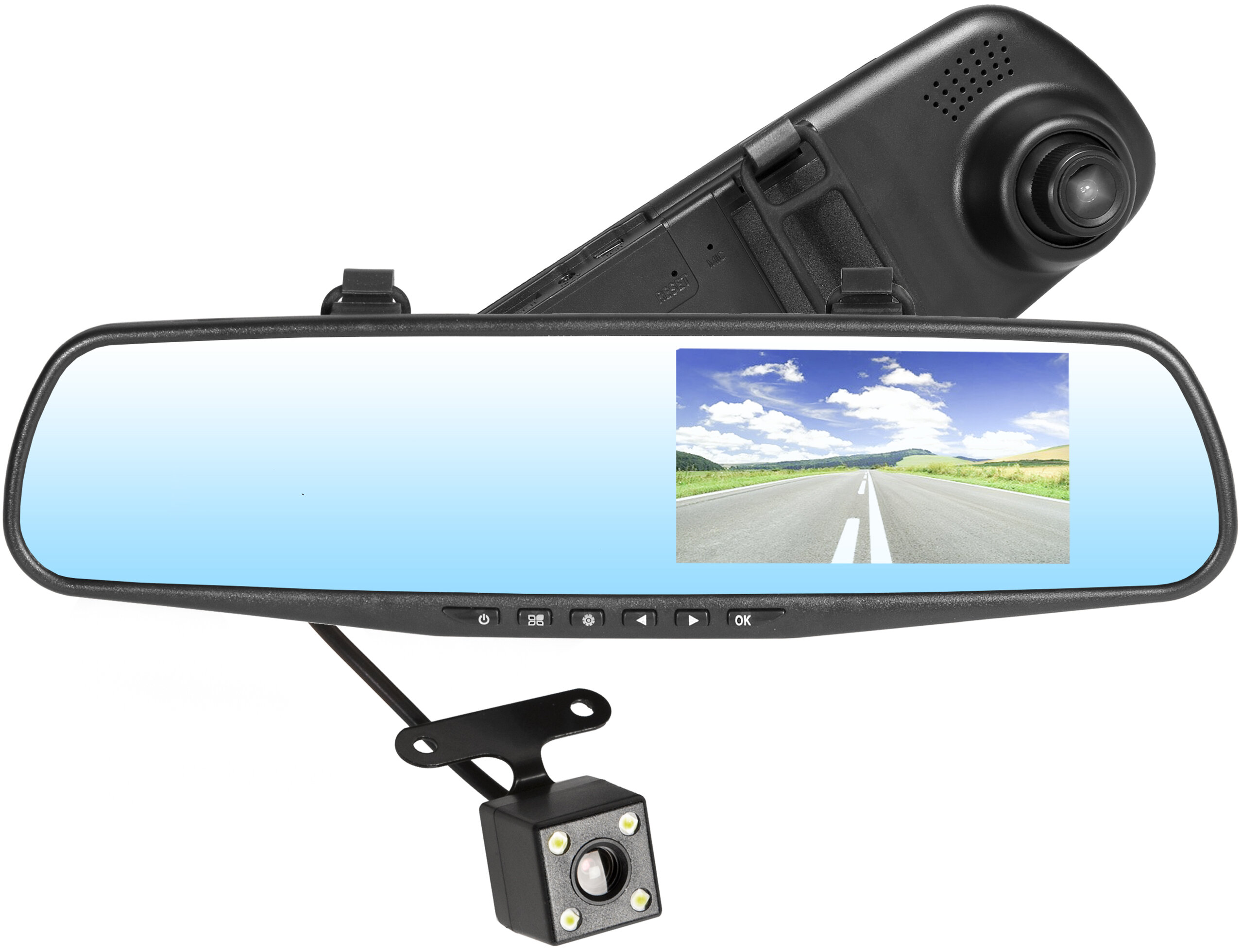 TRACER Mobi Mirror FHD + Kamera dodatkowa Wideorejestrator - niskie ceny i  opinie w Media Expert