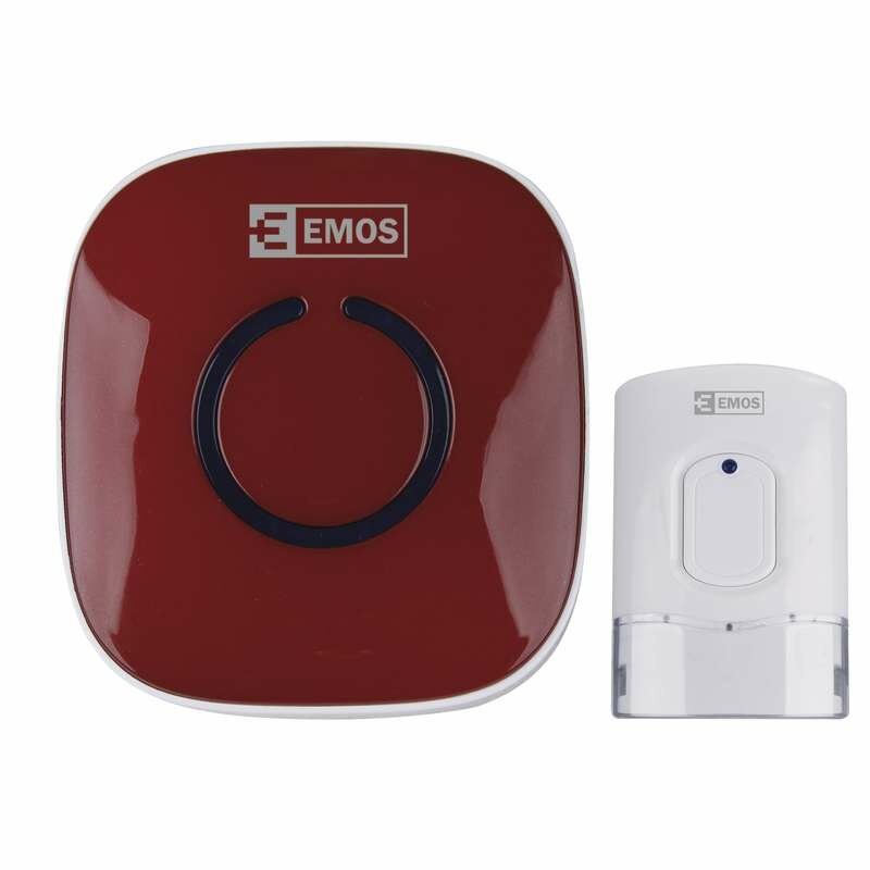 EMOS P5718R Czerwony Dzwonek bezprzewodowy - niskie ceny i opinie w Media  Expert