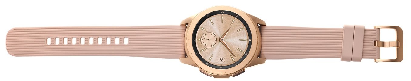 SAMSUNG Galaxy Watch 42mm Różowy Smartwatch - niskie ceny i opinie w Media  Expert