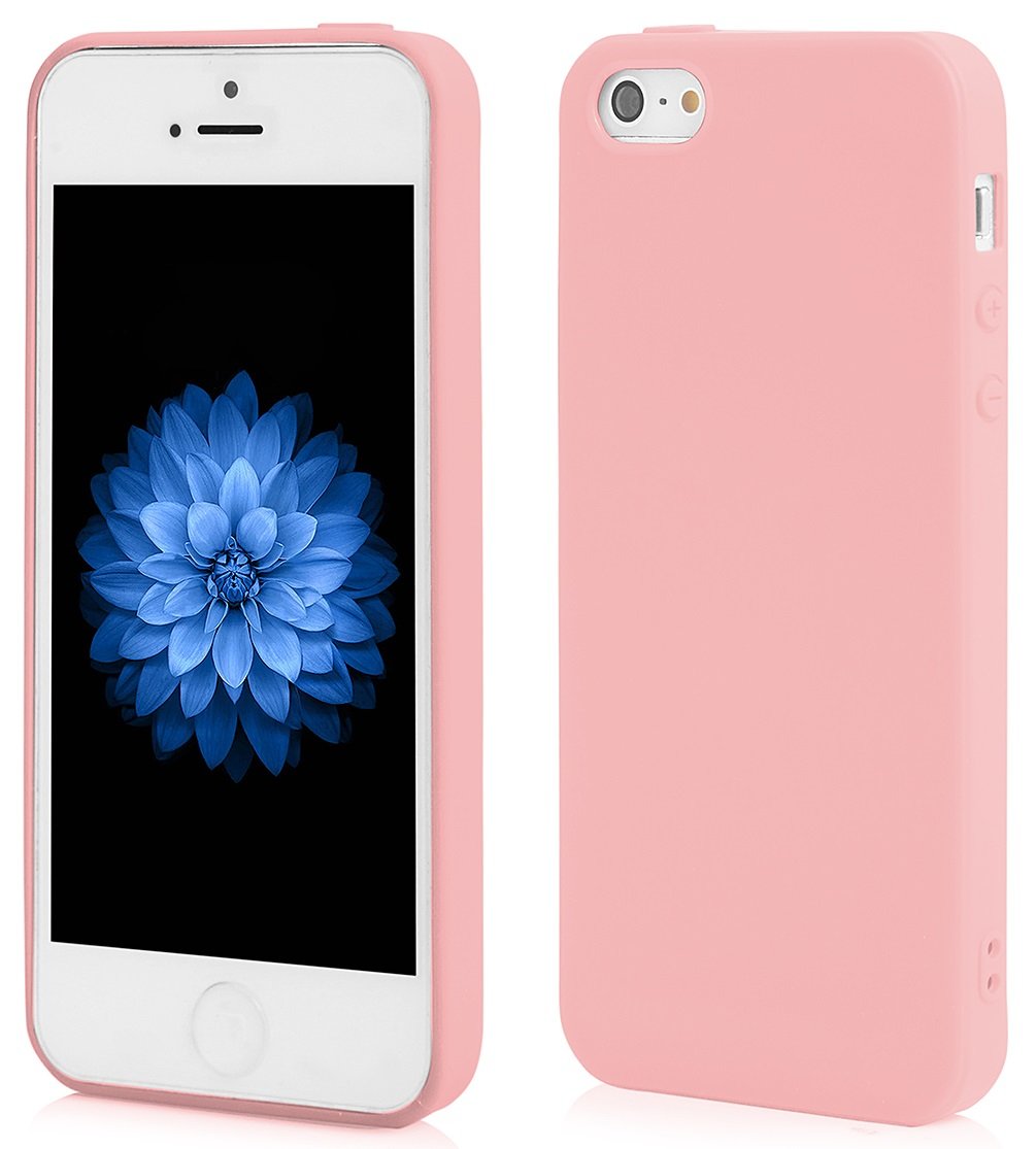 KLTRADE Back Case Pudding Slim do Apple iPhone 5/5s/SE Różowy Etui - niskie  ceny i opinie w Media Expert