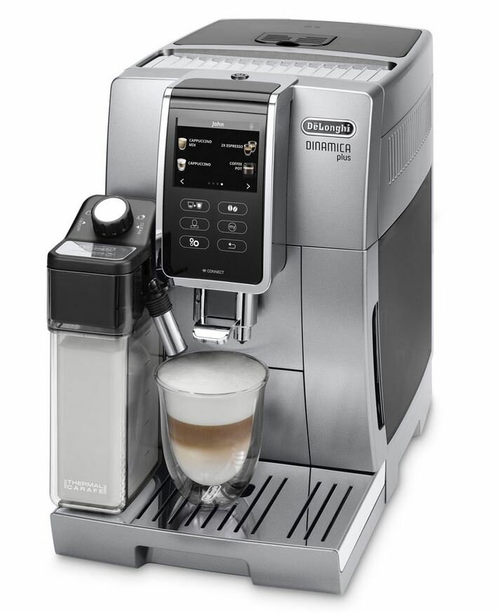 DELONGHI Dinamica ECAM 370.95.S Ekspres ceny i opinie w