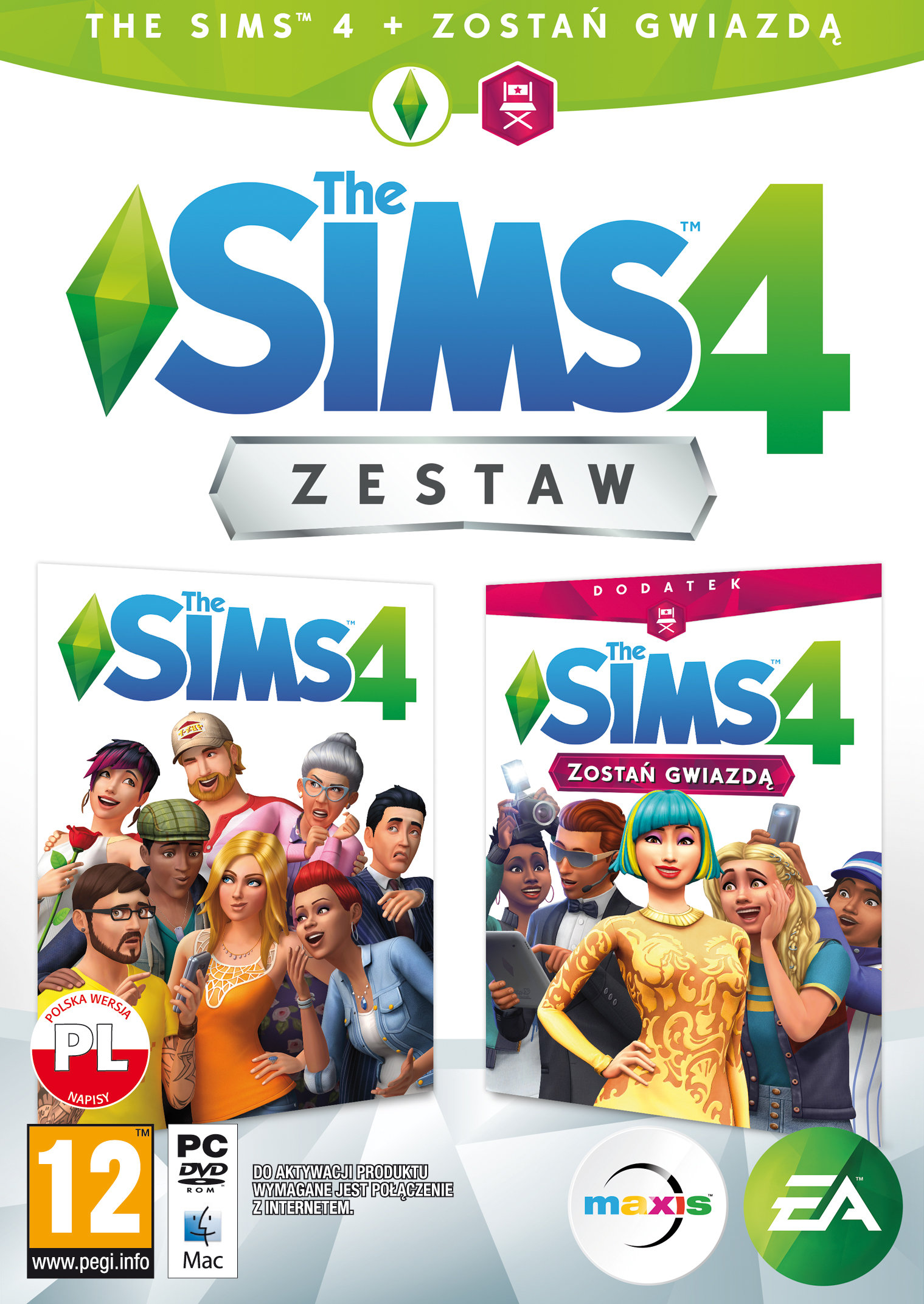The Sims 4 + Dodatek Zostań Gwiazdą Gra PC - niskie ceny i opinie w Media  Expert
