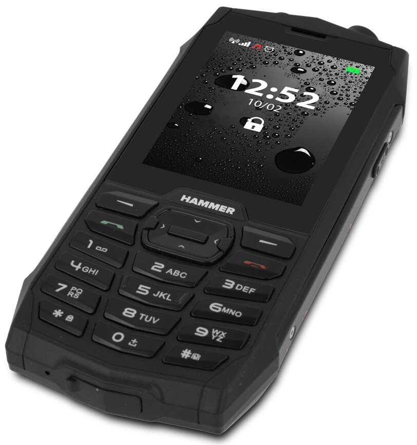 HAMMER 4 Czarny Telefon - niskie ceny i opinie w Media Expert