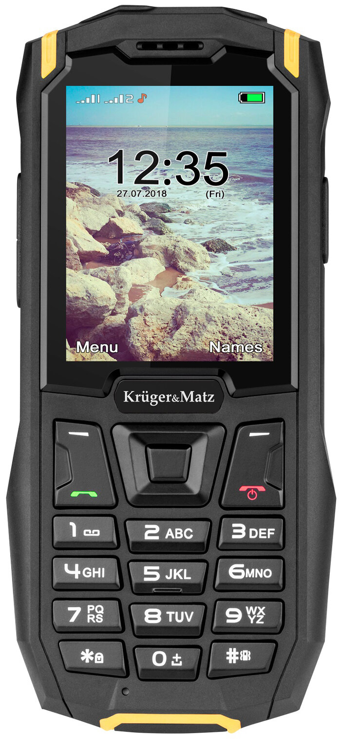 Telefon KRUGER&MATZ Iron 2 Czarny - niskie ceny i opinie w Media Expert