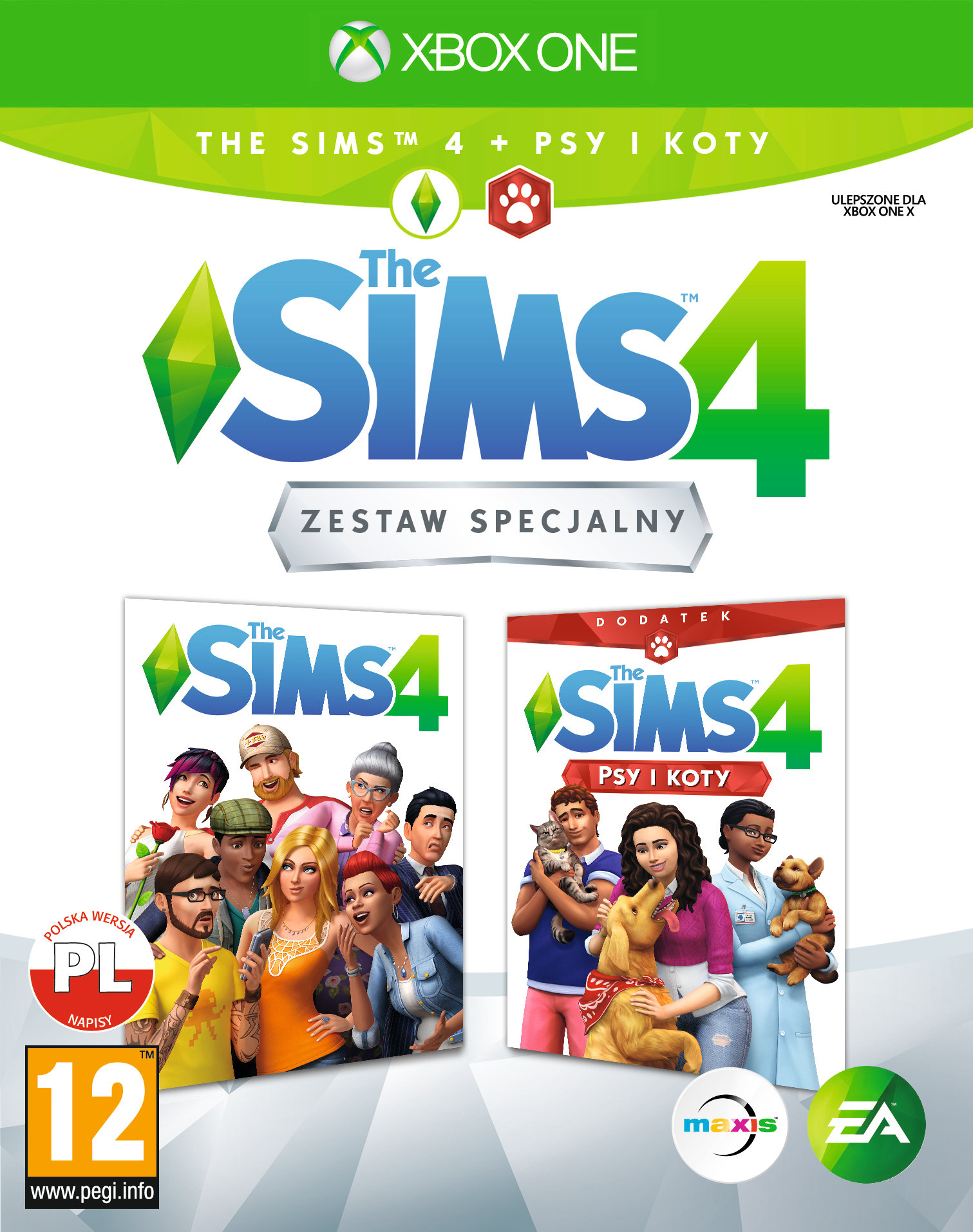 The Sims 4 + Dodatek Psy i Koty Gra XBOX ONE (Kompatybilna z Xbox Series X)  - niskie ceny i opinie w Media Expert