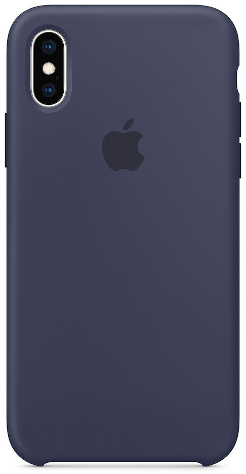 APPLE Silikonowe do Apple iPhone Xs Granatowy Etui - niskie ceny i opinie w  Media Expert