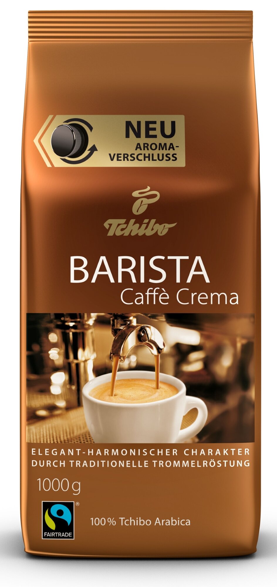 TCHIBO Barista Cafe Crema Arabica 1 kg Kawa ziarnista - ceny i opinie w  Media Expert