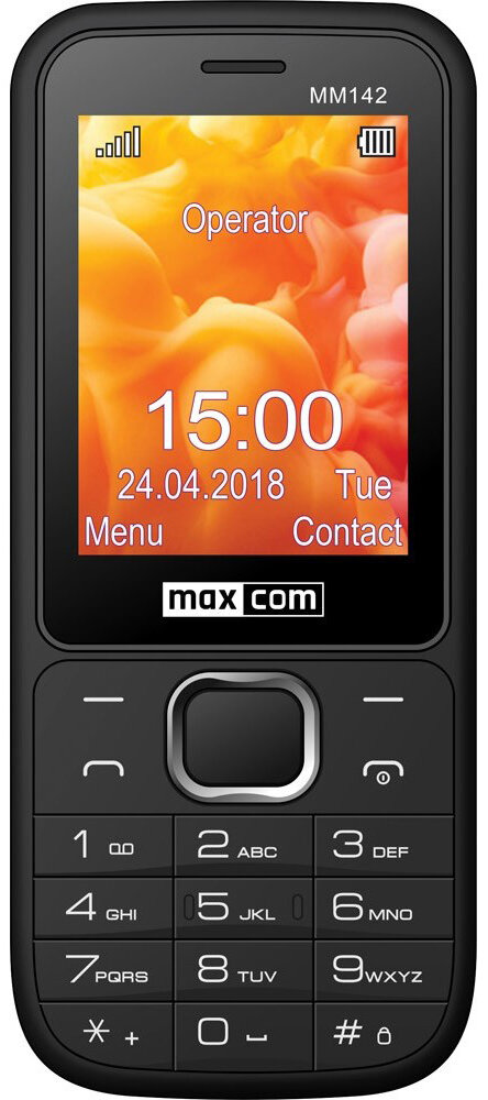 MAXCOM MM142 Czarny Telefon - niskie ceny i opinie w Media Expert