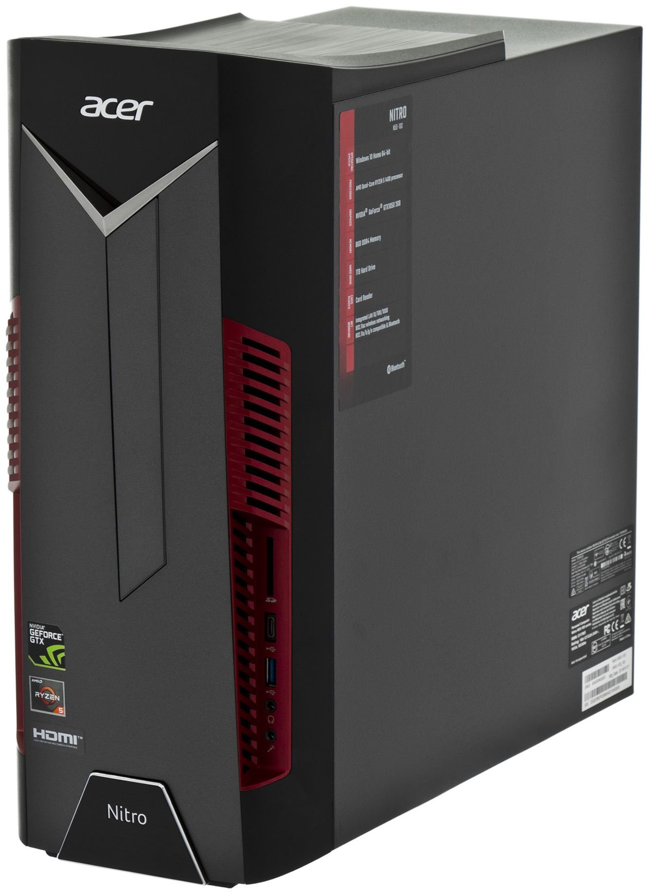 ACER Nitro N50-100 R5-1400 8GB RAM 1TB HDD GeForce GTX1050 Windows 10 Home  Komputer - niskie ceny i opinie w Media Expert