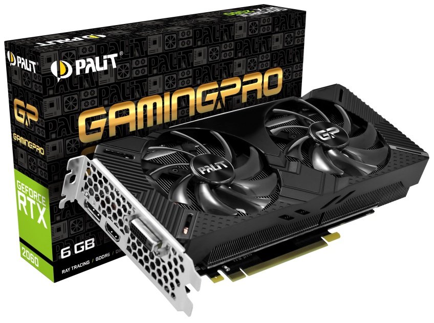 PALIT GeForce RTX 2060 Gaming Pro OC 6GB Karta graficzna - niskie