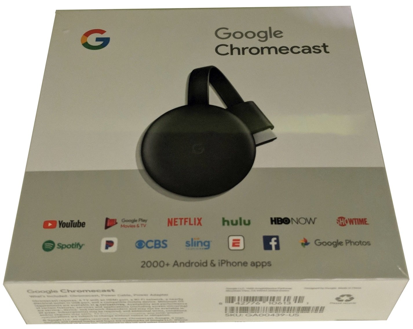 Odtwarzacz multimedialny GOOGLE Chromecast 3.0 Czarny - niskie ceny i  opinie w Media Expert
