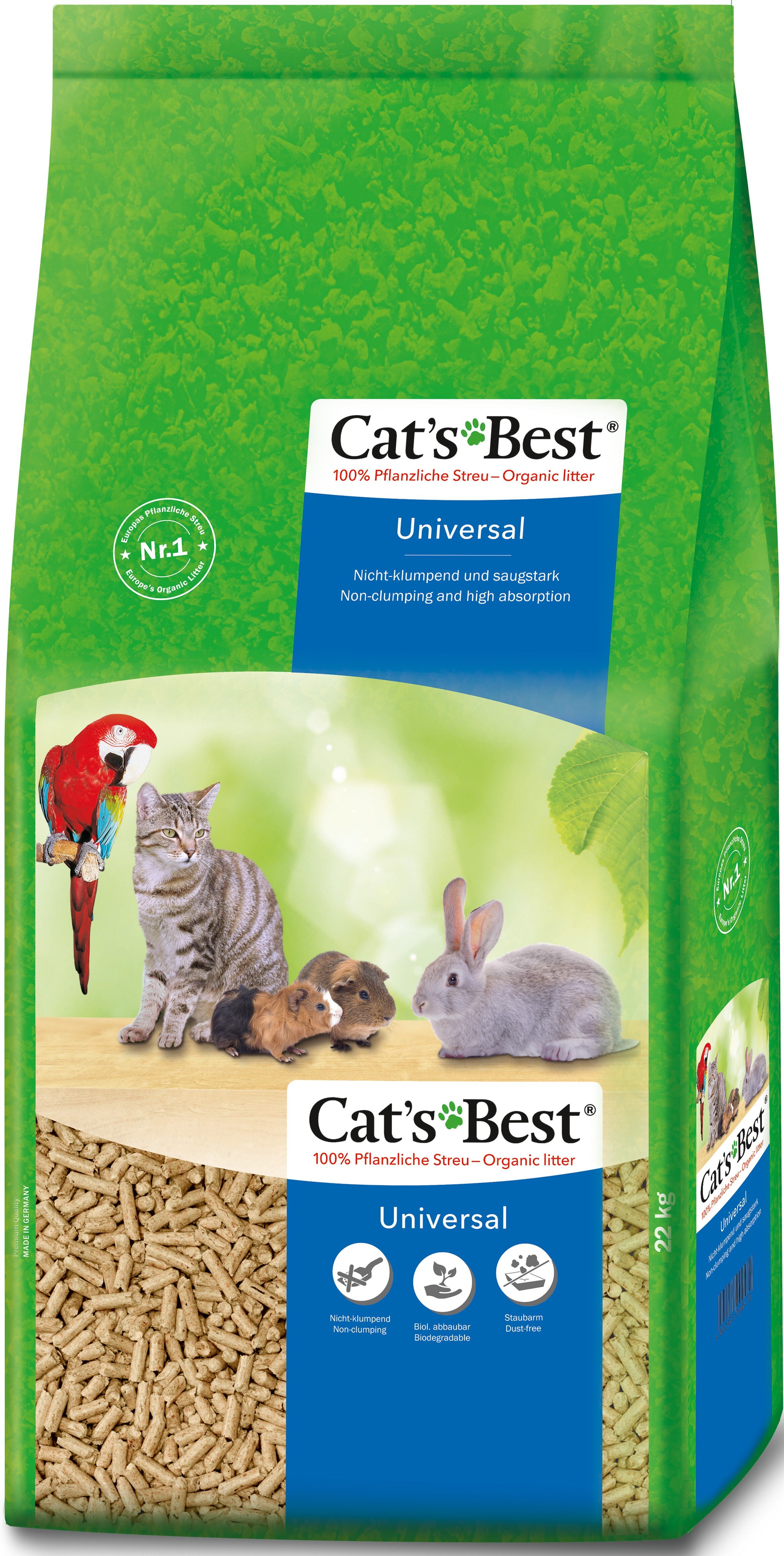 CATS BEST Universal 40 L Żwirek dla kota - niskie ceny i opinie w Media  Expert