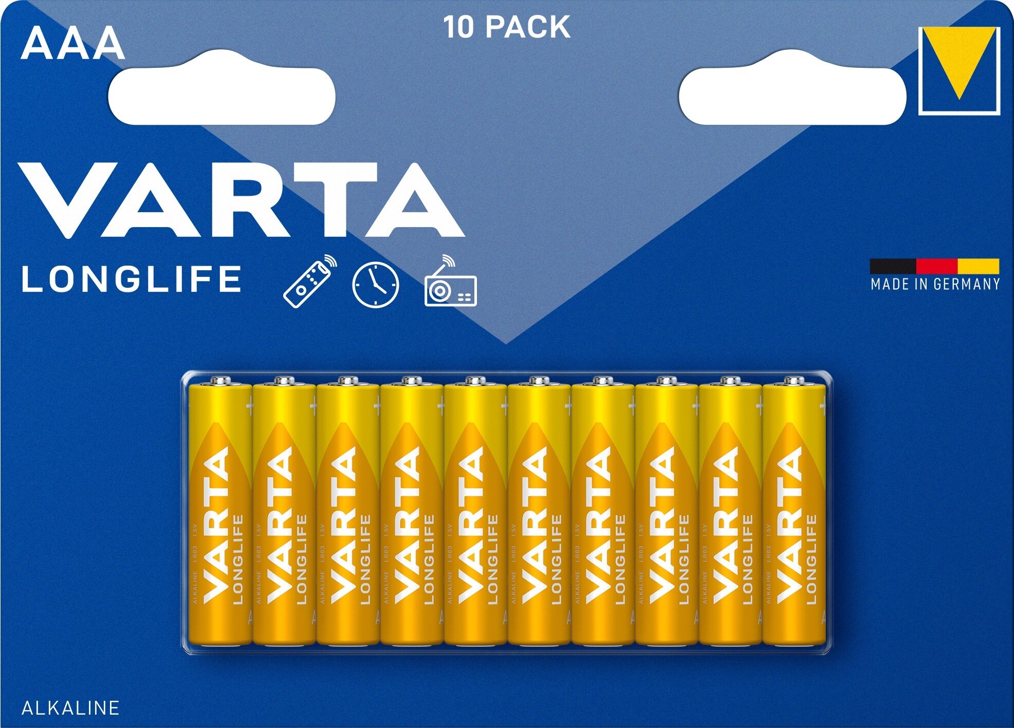 VARTA Longlife (10 szt.) Baterie AAA LR3 - niskie ceny i opinie w Media  Expert