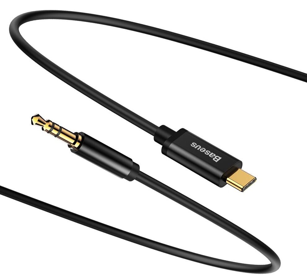 BASEUS 1.2 m Kabel USB-C - Jack 3.5 mm - niskie ceny i opinie w Media Expert