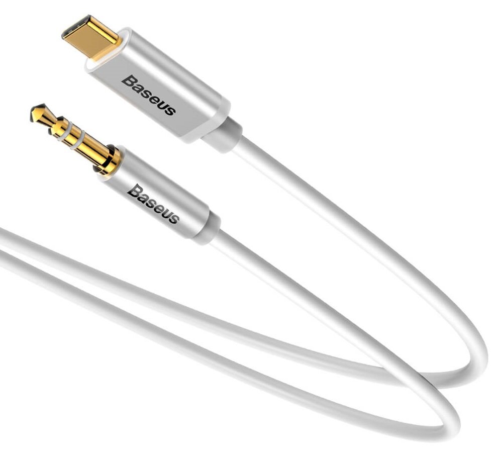 BASEUS 1.2 m Kabel USB-C - Jack 3.5 mm - niskie ceny i opinie w Media Expert