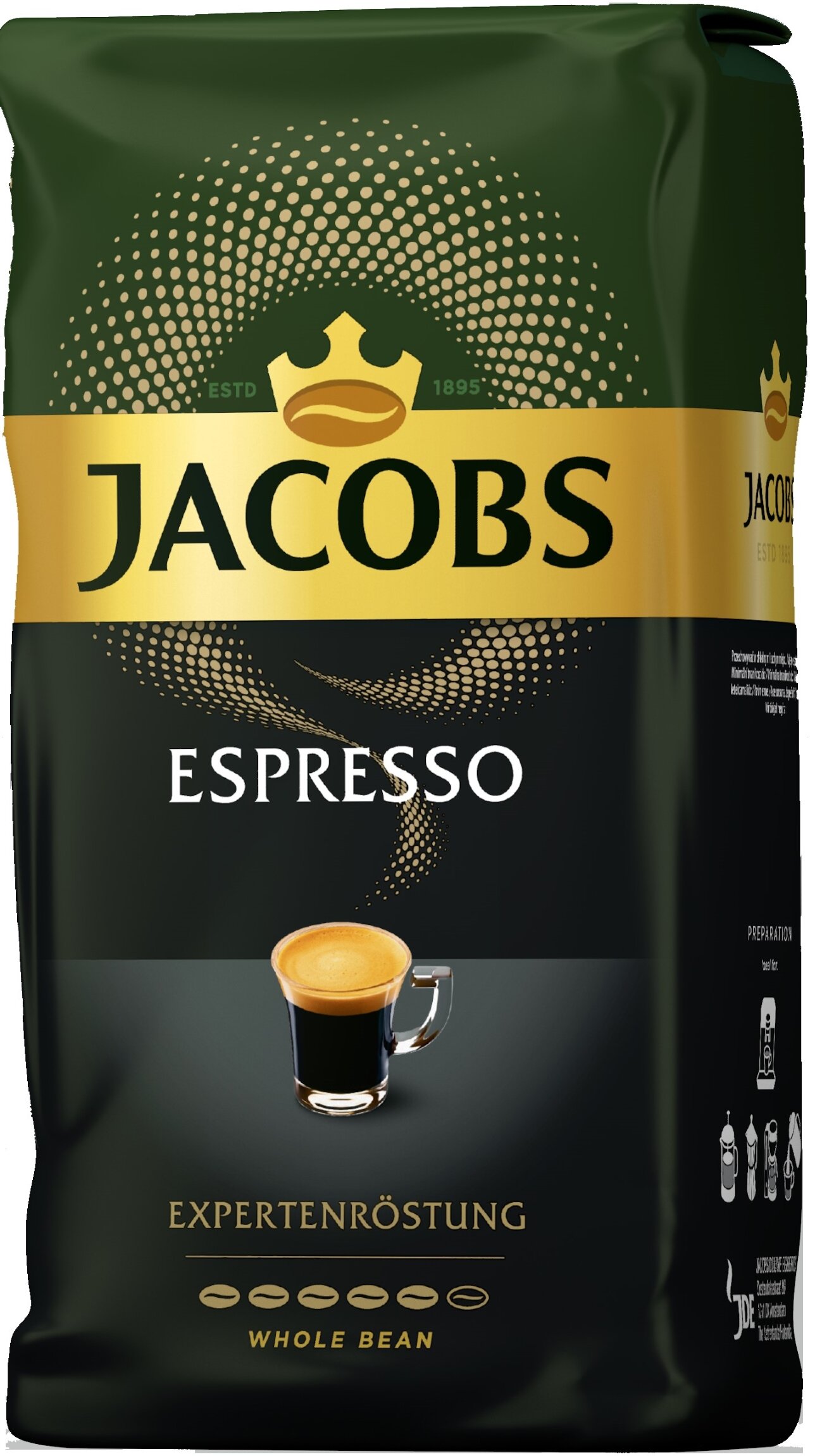 JACOBS Espresso 1 kg Kawa ziarnista - ceny i opinie w Media Expert