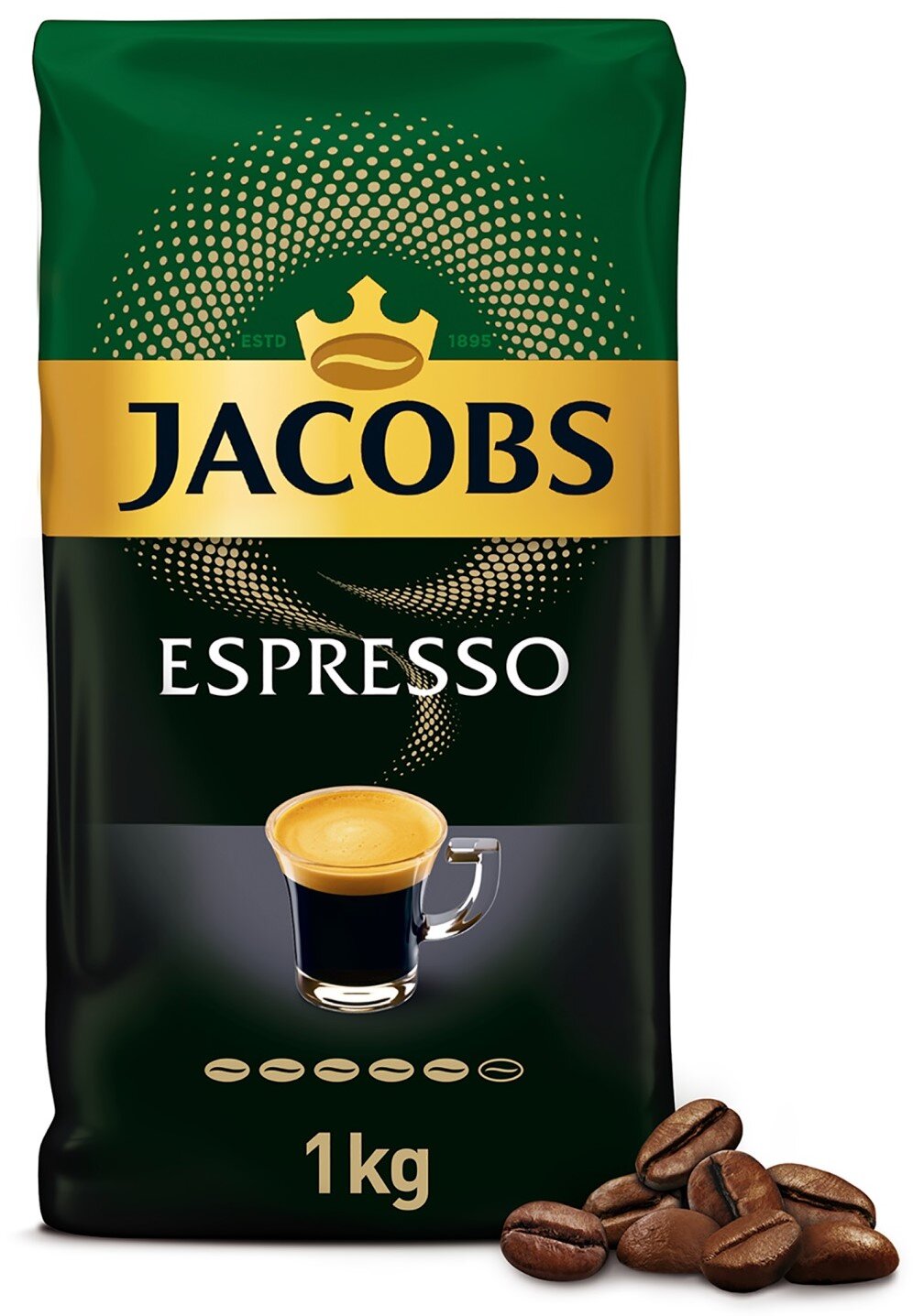 JACOBS Espresso 1 kg Kawa ziarnista - niskie ceny i opinie w Media Expert
