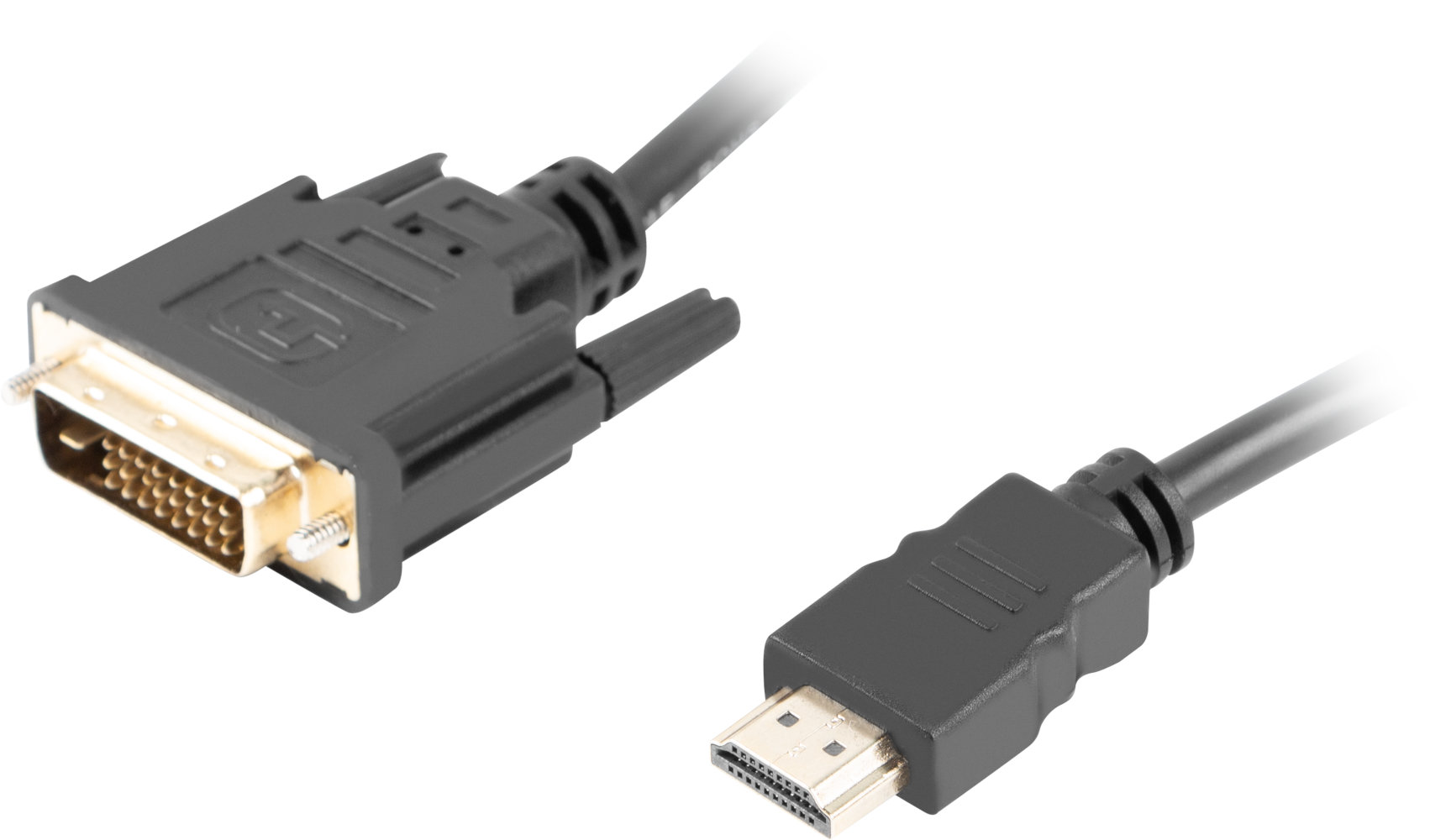 LANBERG 0.5 m Kabel HDMI - DVI-D - niskie ceny i opinie w Media Expert