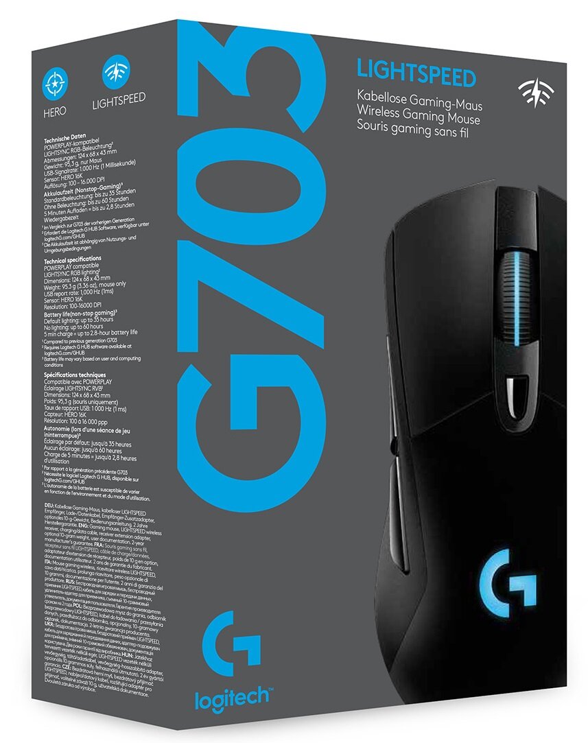 Logitech G703 Wireless Gaming Mouse Pink Matte – Craftbymerlin