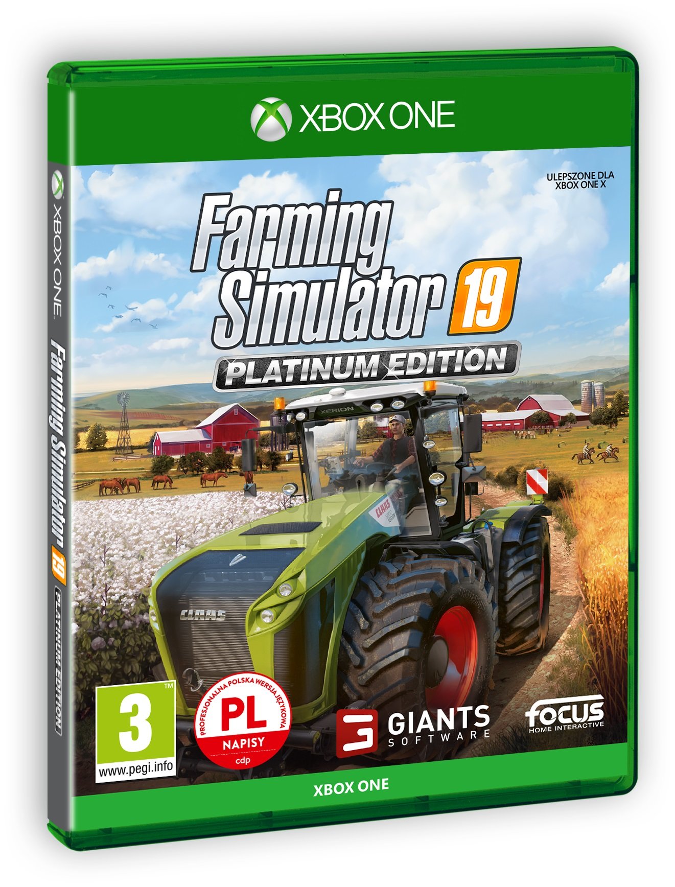 Farming Simulator 19 Edycja Platynowa Gra XBOX ONE (Kompatybilna z Xbox  Series X) - niskie ceny i opinie w Media Expert