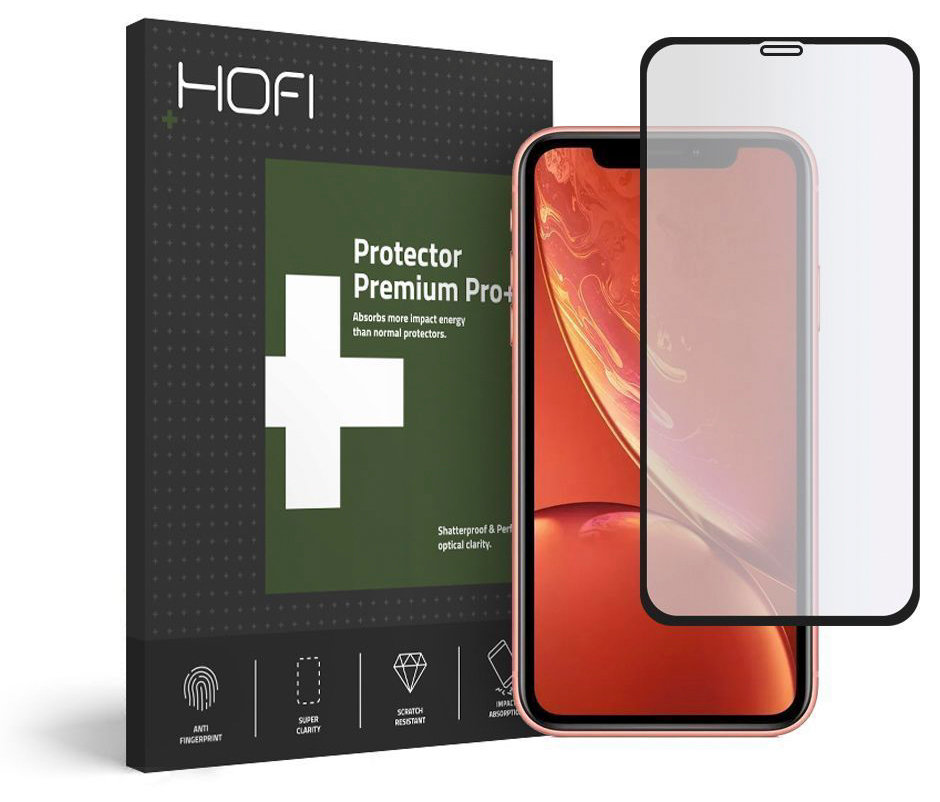 HOFI Hybrid Glass do Apple iPhone 11 Czarny Szkło hybrydowe - niskie ceny i  opinie w Media Expert