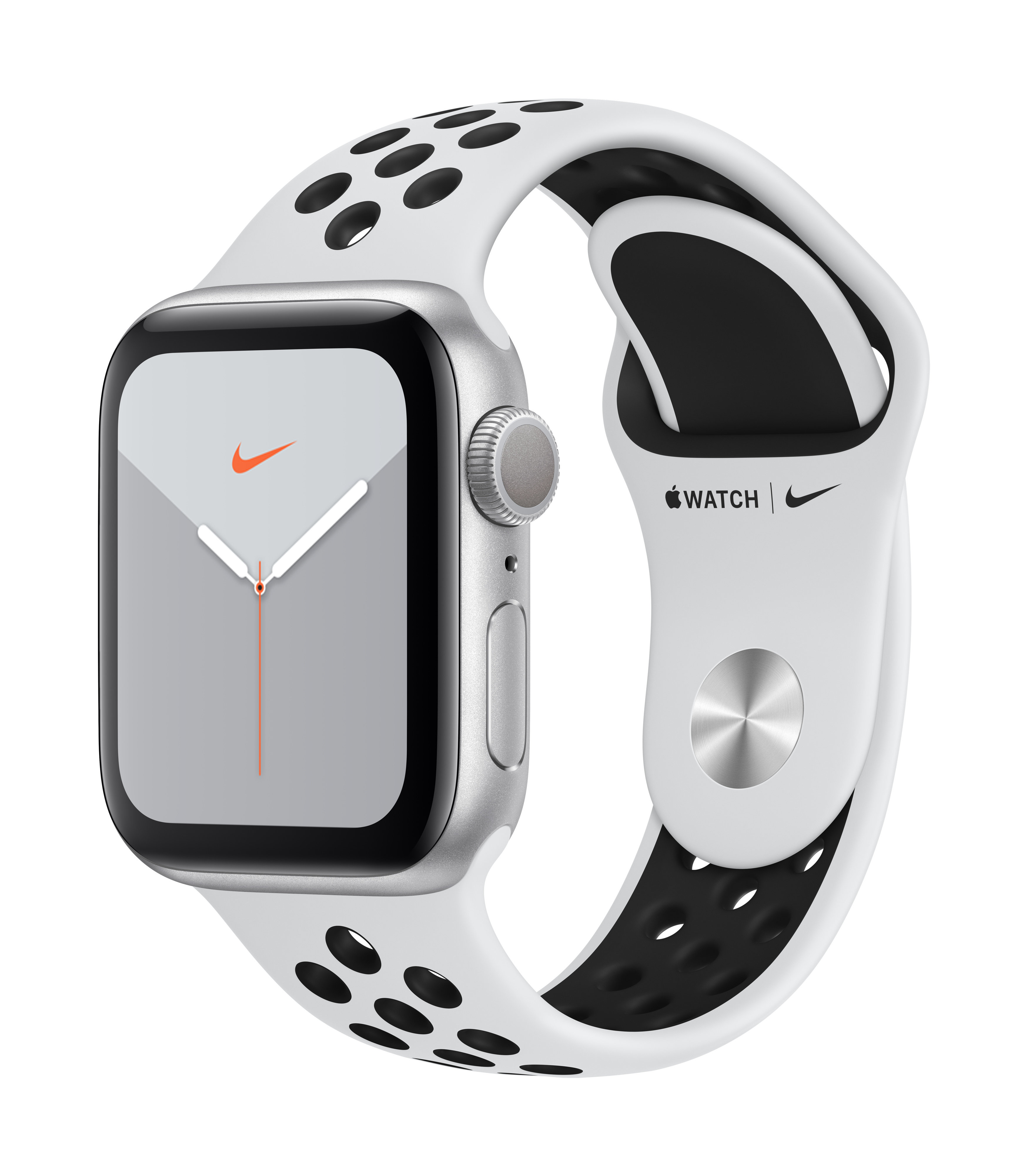 APPLE Watch 5 Nike+ GPS 44mm koperta z aluminium (srebrny) + pasek sportowy  (platynowo-czarny) - niskie ceny i opinie w Media Expert