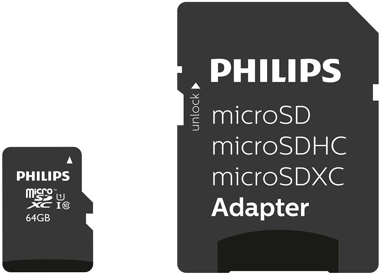 PHILIPS microSDXC 64GB Karta pamięci - niskie ceny i opinie w Media Expert