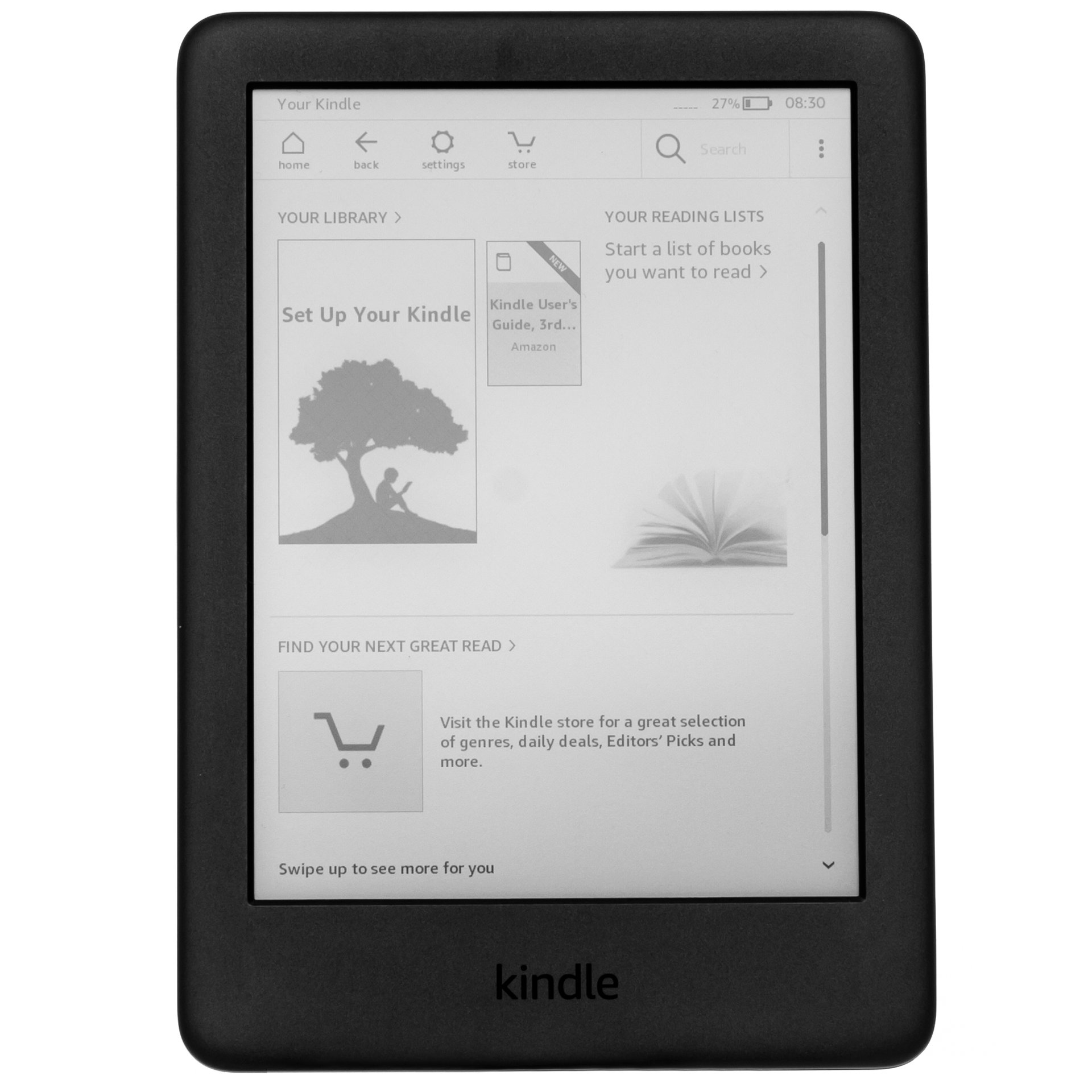 AMAZON Kindle 10 Czarny Czytnik E-Booków - niskie ceny i opinie w Media  Expert