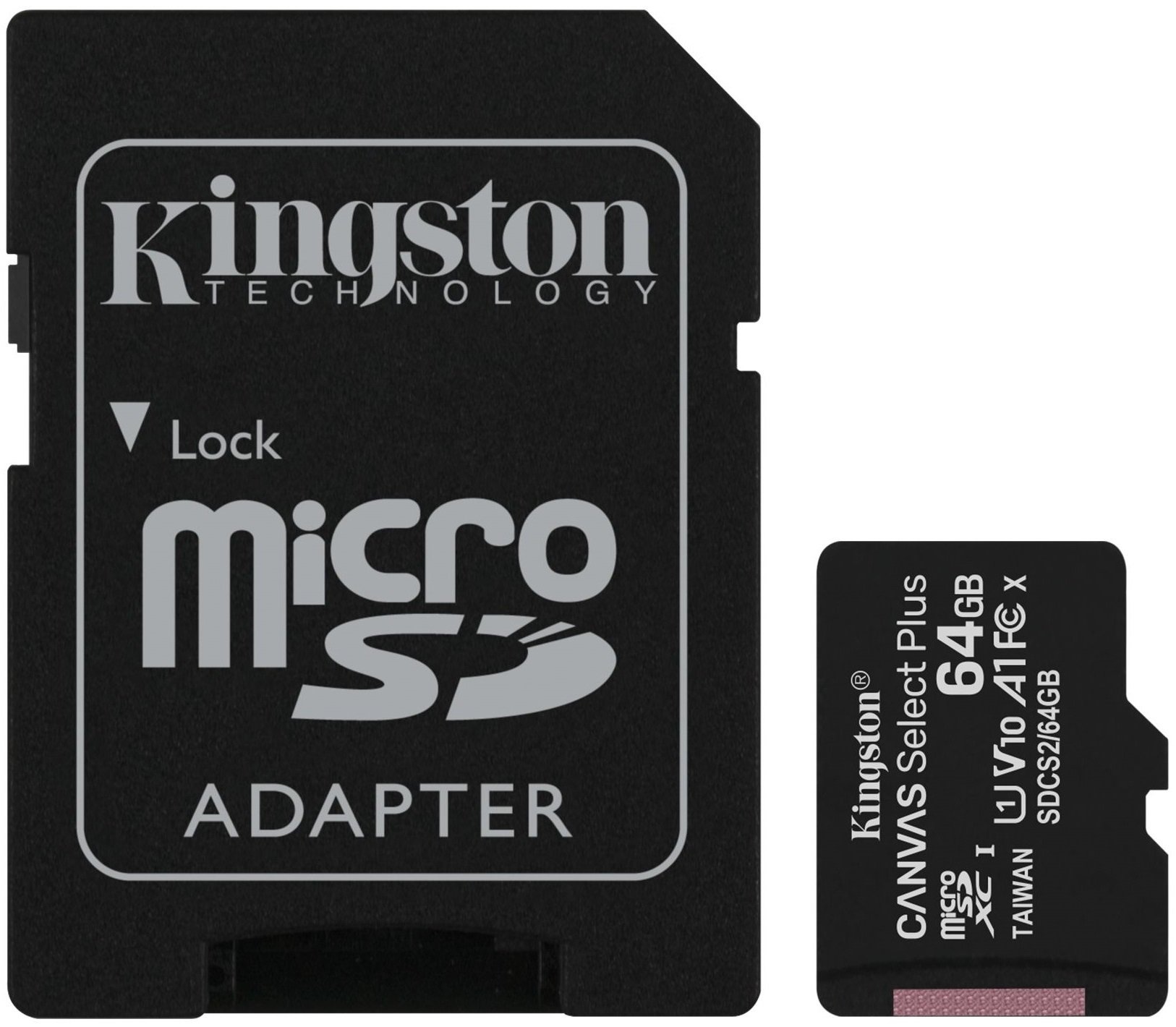 KINGSTON Canvas Select Plus microSDXC 64GB + Adapter Karta pamięci - niskie  ceny i opinie w Media Expert