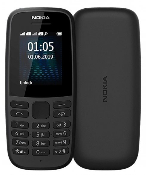 NOKIA 105 2019 Dual SIM Czarny Telefon - niskie ceny i opinie w Media Expert