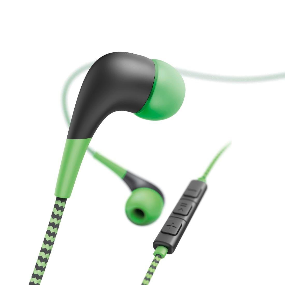 HAMA Neon Zielono-czarne Słuchawki dokanałowe - niskie ceny i opinie w  Media Expert