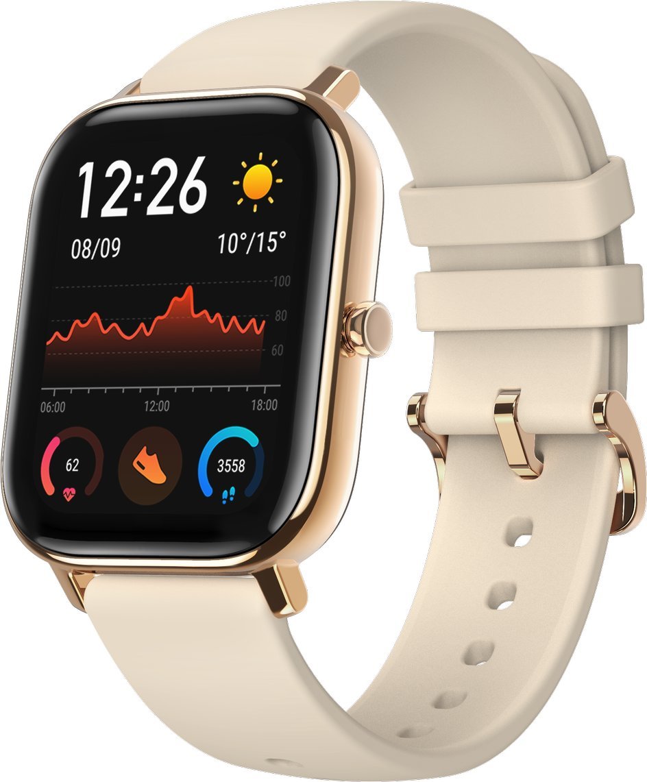 AMAZFIT GTS Złoty Smartwatch - niskie ceny i opinie w Media Expert