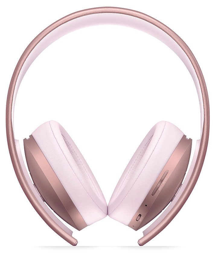 Słuchawki SONY Playstation Wireless Headset Gold Różowe-złoto - niskie ceny  i opinie w Media Expert