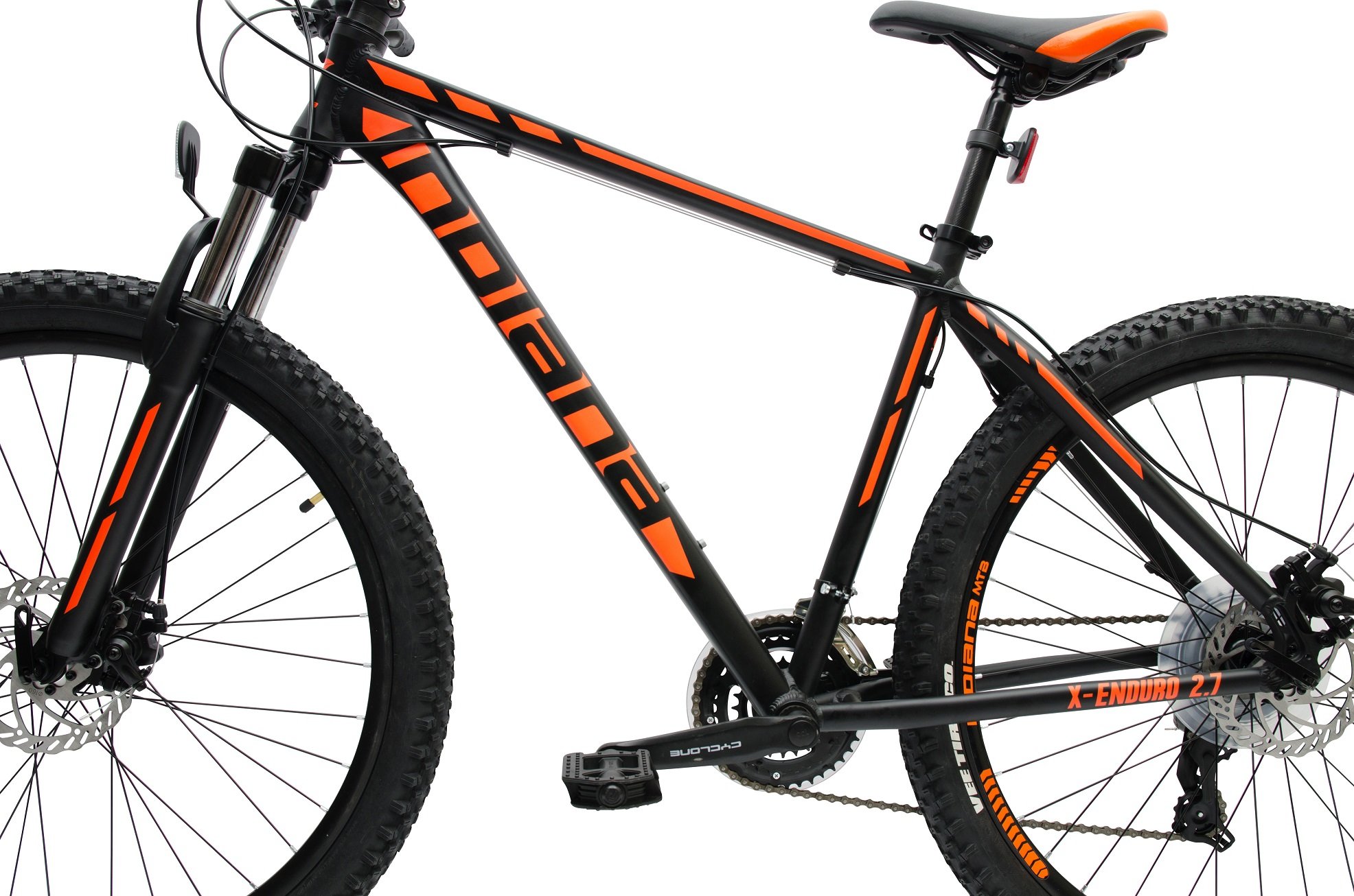 INDIANA X-Enduro 2.7 M17 27.5 cala męski Czarno-pomarańczowy Rower górski  MTB - niskie ceny i opinie w Media Expert