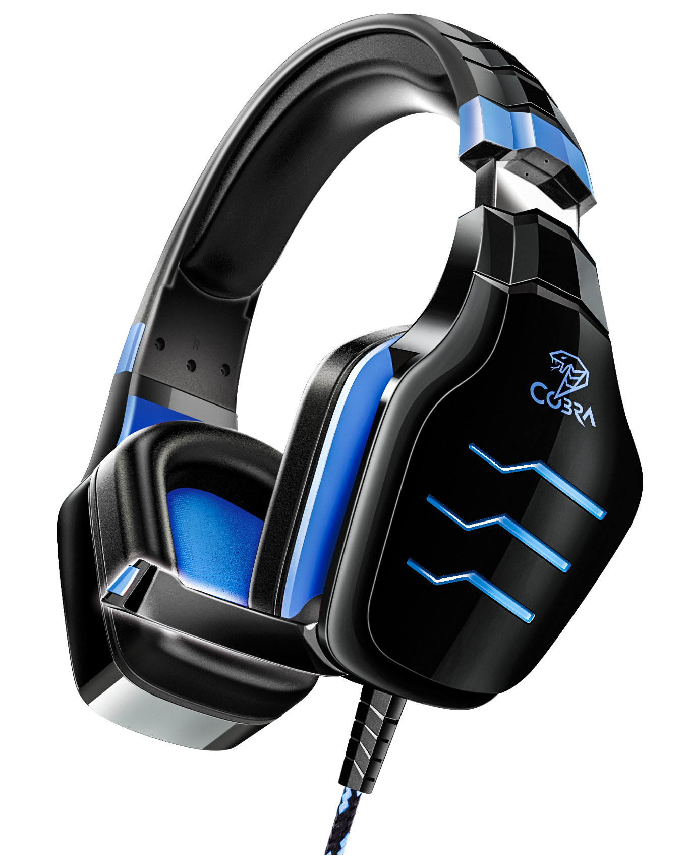 Q-SMART Cobra QSHPS050 Czarno-niebieski Słuchawki - niskie ceny i opinie w Media  Expert