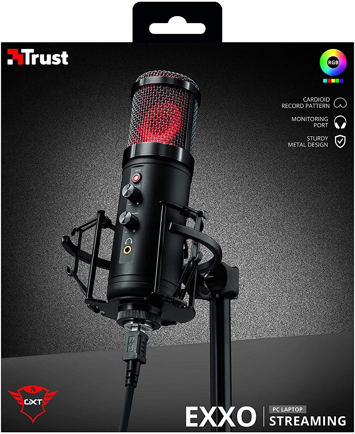 TRUST GXT 256 Exxo Mikrofon - niskie ceny i opinie w Media Expert