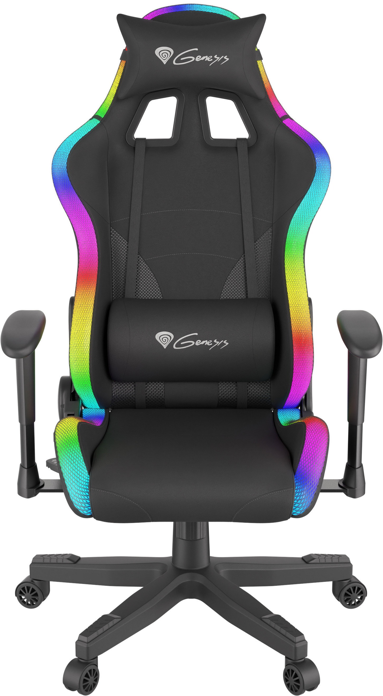 GENESIS Trit 600 RGB Czarny Fotel - niskie ceny i opinie w Media Expert