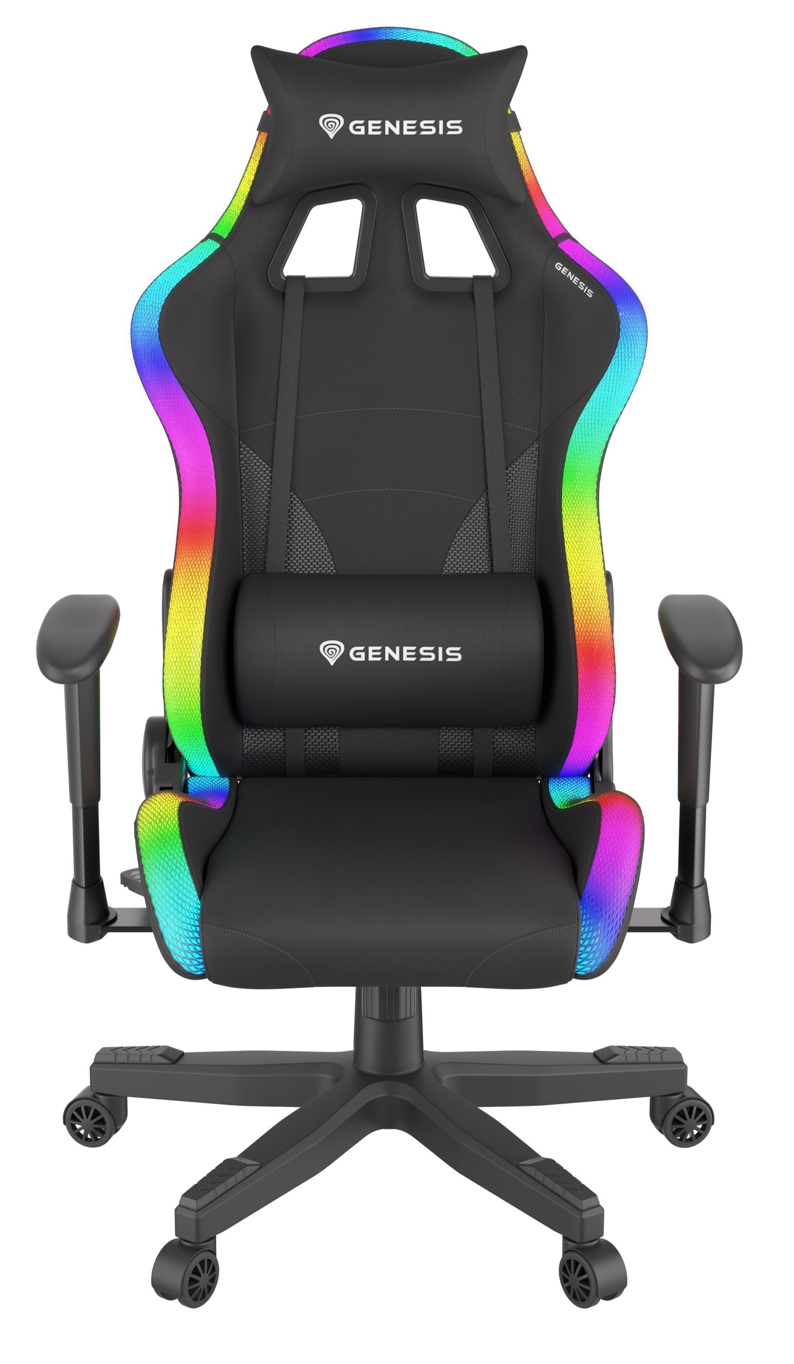 GENESIS Trit 600 RGB Czarny Fotel - niskie ceny i opinie w Media Expert