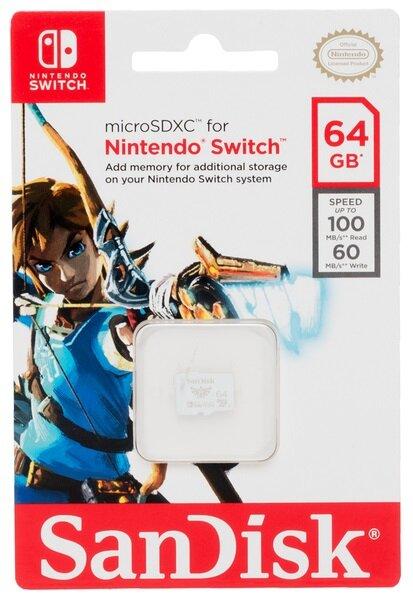 SANDISK Nintendo 64GB MicroSDXC Karta pamięci - niskie ceny i opinie w  Media Expert