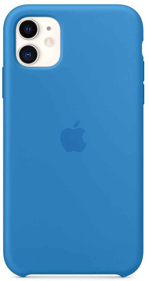 APPLE Silicone Case do iPhone 11 Niebieski Etui - niskie ceny i opinie w  Media Expert