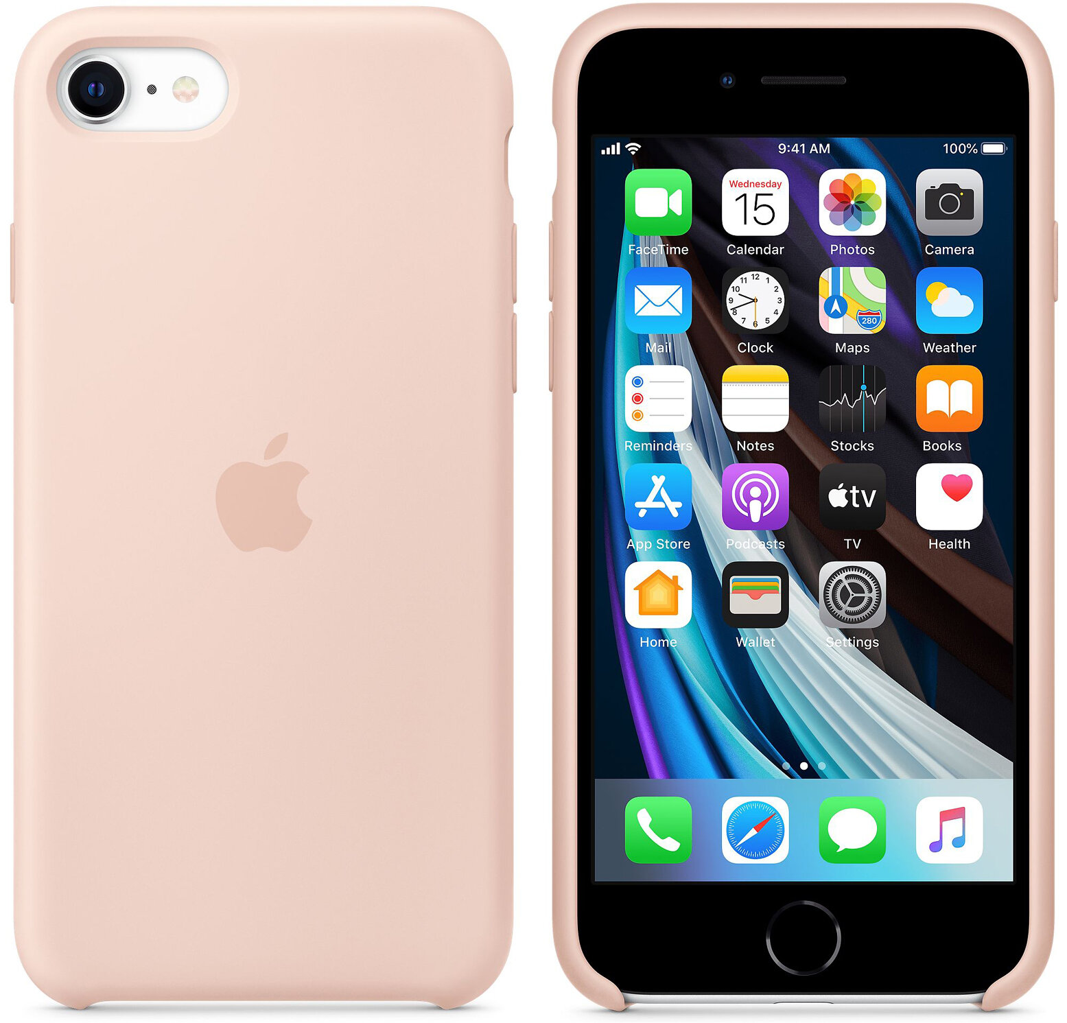 APPLE Silicone Case do iPhone 7/8/SE 2020/SE 2022 Różowy Etui - niskie ceny  i opinie w Media Expert