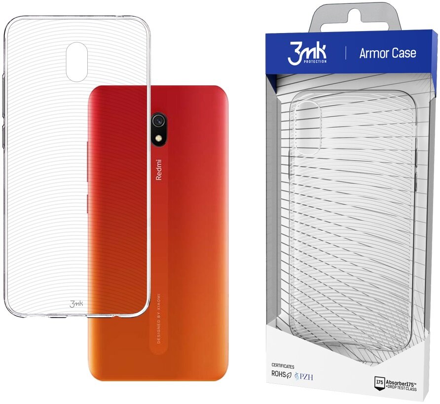 3MK Armor Case do Xiaomi Redmi 8A Przezroczysty Etui - niskie ceny i opinie  w Media Expert