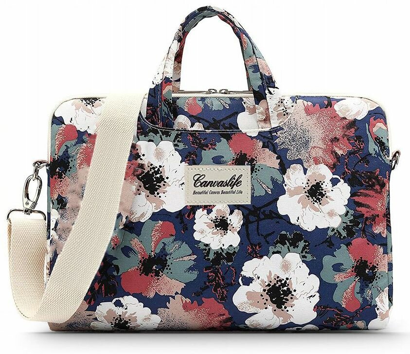 CANVASLIFE Briefcase 15-16 cali Blue Camellia Torba na laptopa - niskie  ceny i opinie w Media Expert