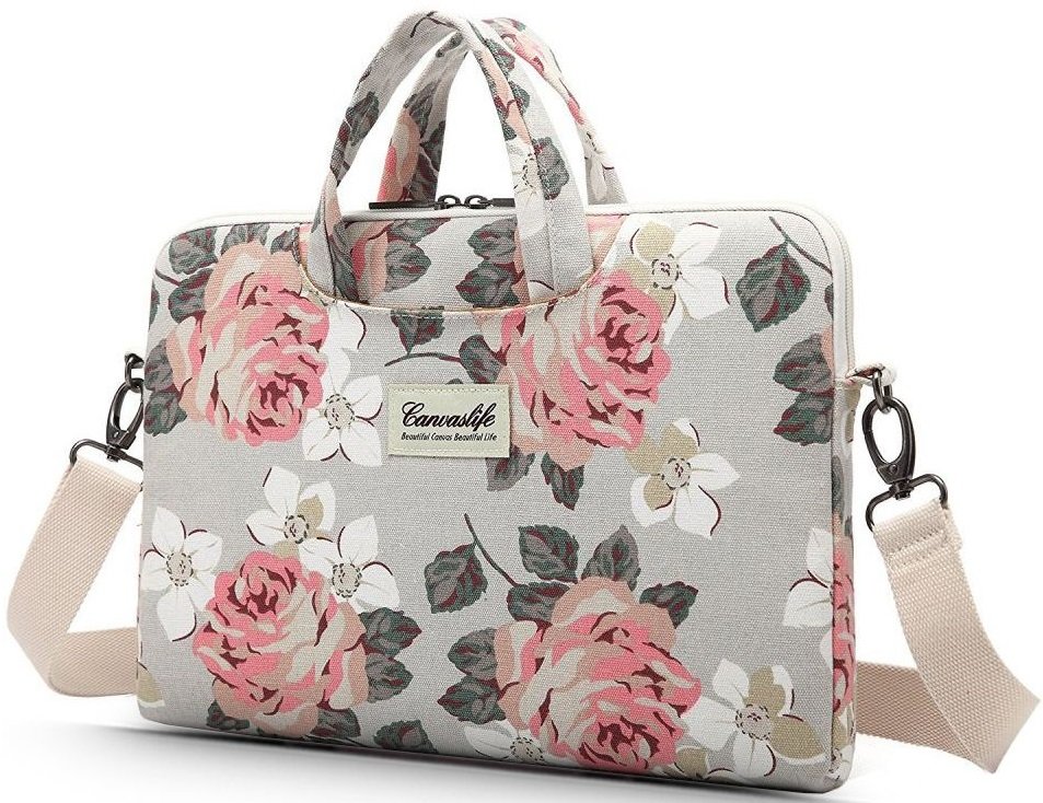 CANVASLIFE Briefcase 15-16 cali White Rose Torba na laptopa - niskie ceny i  opinie w Media Expert