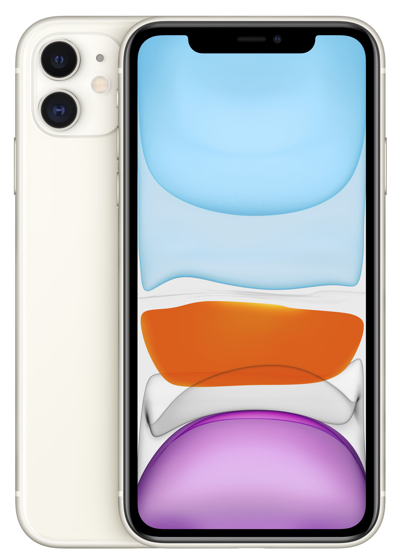 APPLE iPhone 11 64GB 6.1" Biały MWLU2PM/A + Ładowarka i słuchawki +  Zabezpieczenie ekranu Smartfon - niskie ceny i opinie w Media Expert