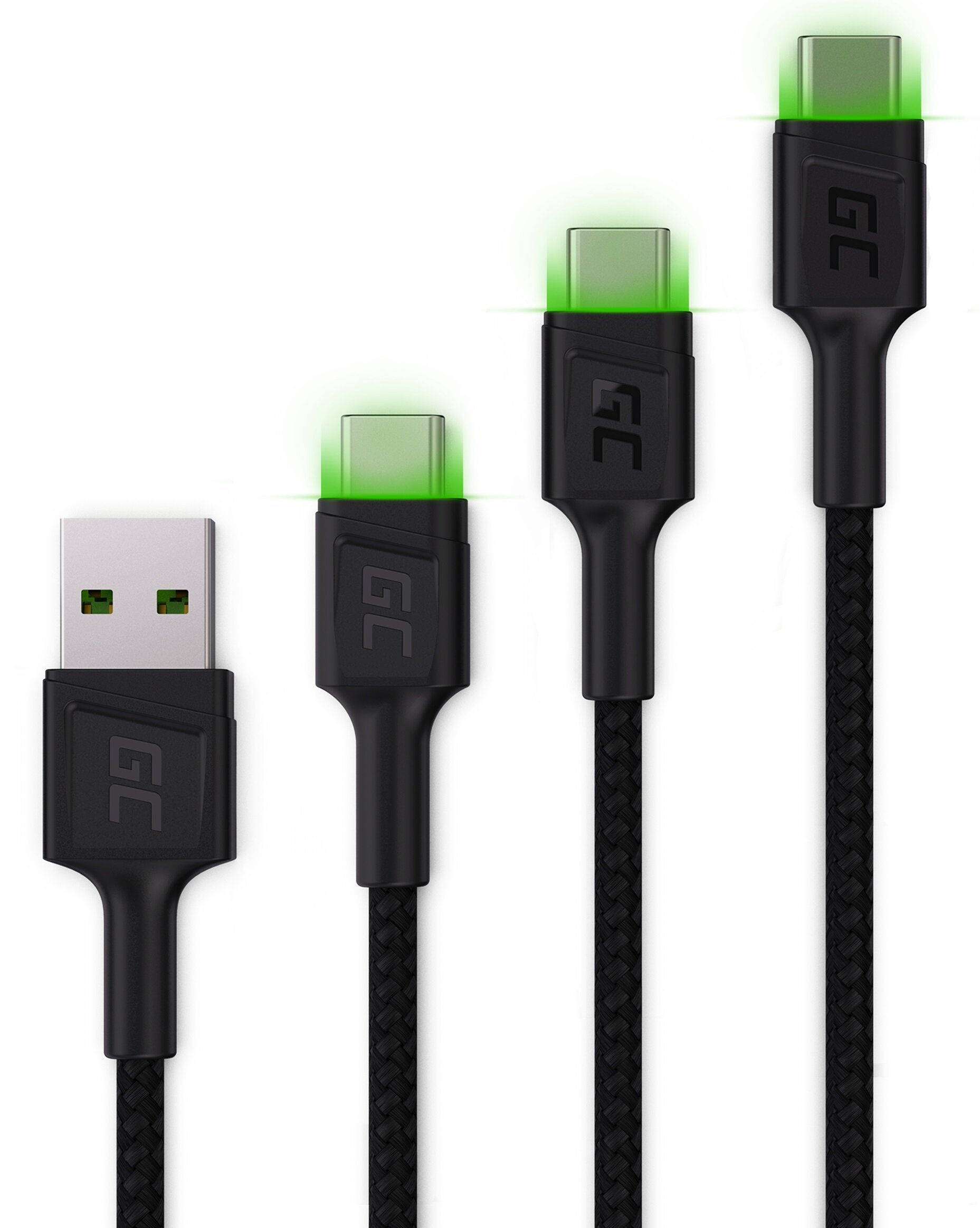 GREEN CELL 0.3 m/1.2 m/2 m Kabel USB - USB Typ-C - niskie ceny i opinie w Media  Expert