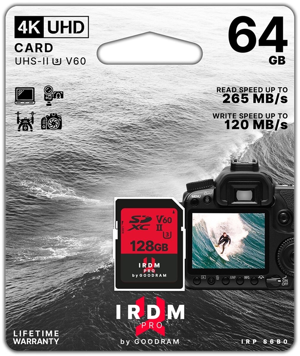 GOODRAM IRDM Pro SDXC 64GB Karta pamięci - niskie ceny i opinie w Media  Expert