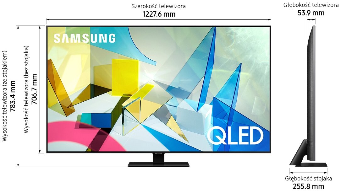 SAMSUNG QE55Q80T 55" QLED 4K 120Hz Tizen TV Full Array HDMI 2.1 Telewizor -  niskie ceny i opinie w Media Expert