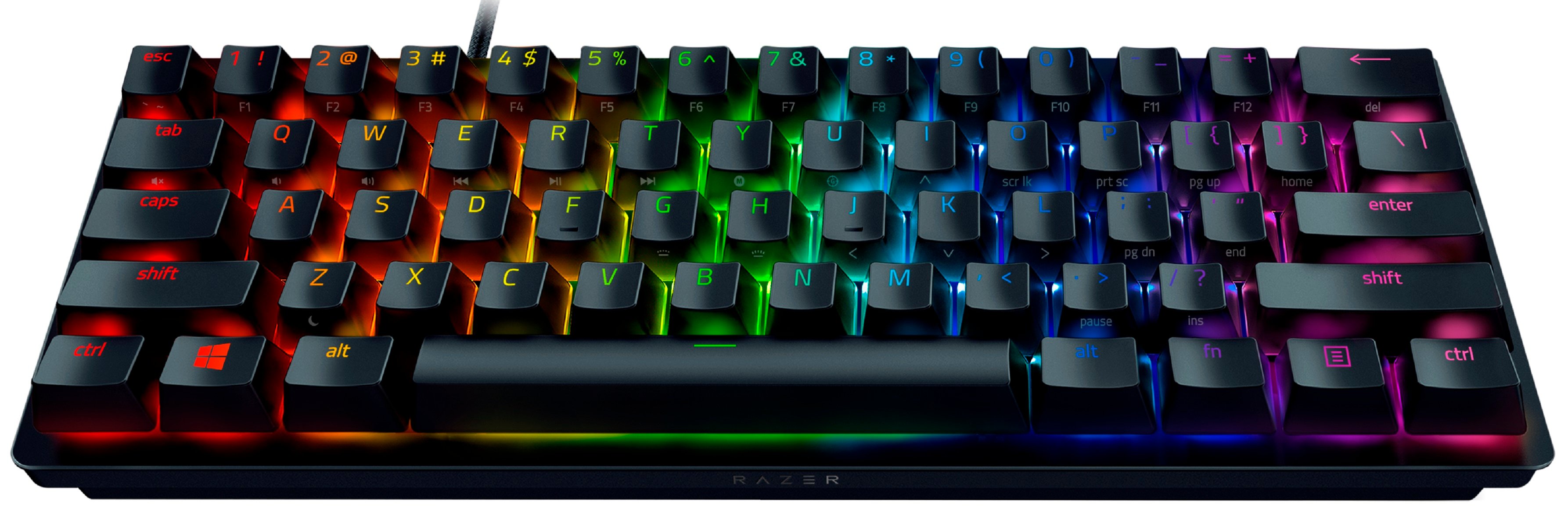 Razer Huntsman Mini (Switches Rouges) - Clavier Gamer Compact à 60