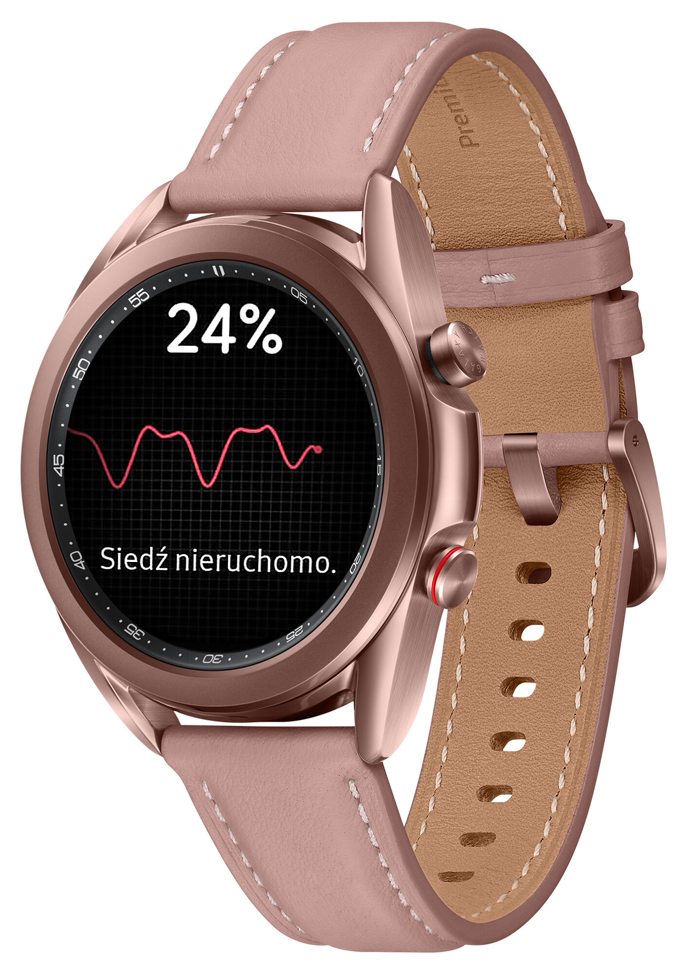 SAMSUNG Galaxy Watch 3 SM-R855F 41mm LTE Miedziany Smartwatch - niskie ceny  i opinie w Media Expert